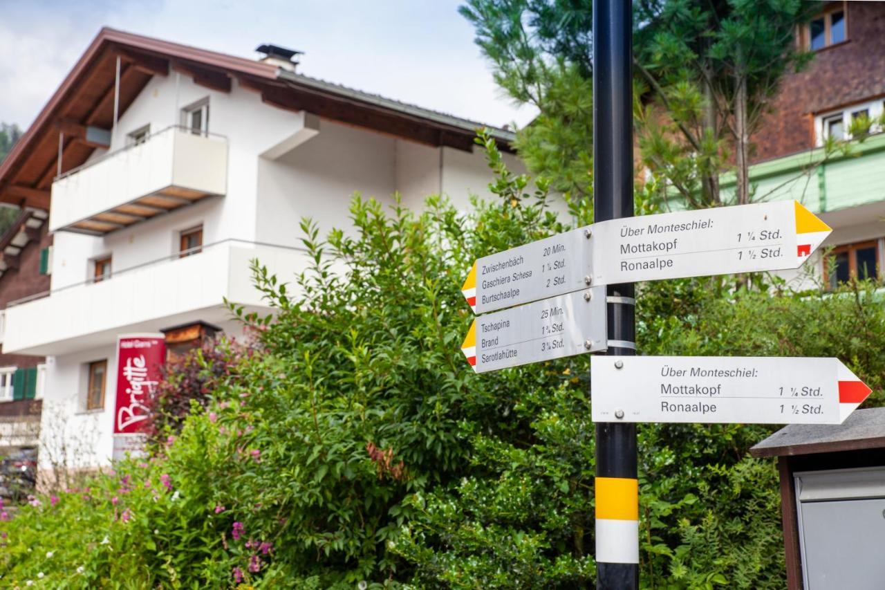 Hotel Garni Brigitte Bürserberg Εξωτερικό φωτογραφία